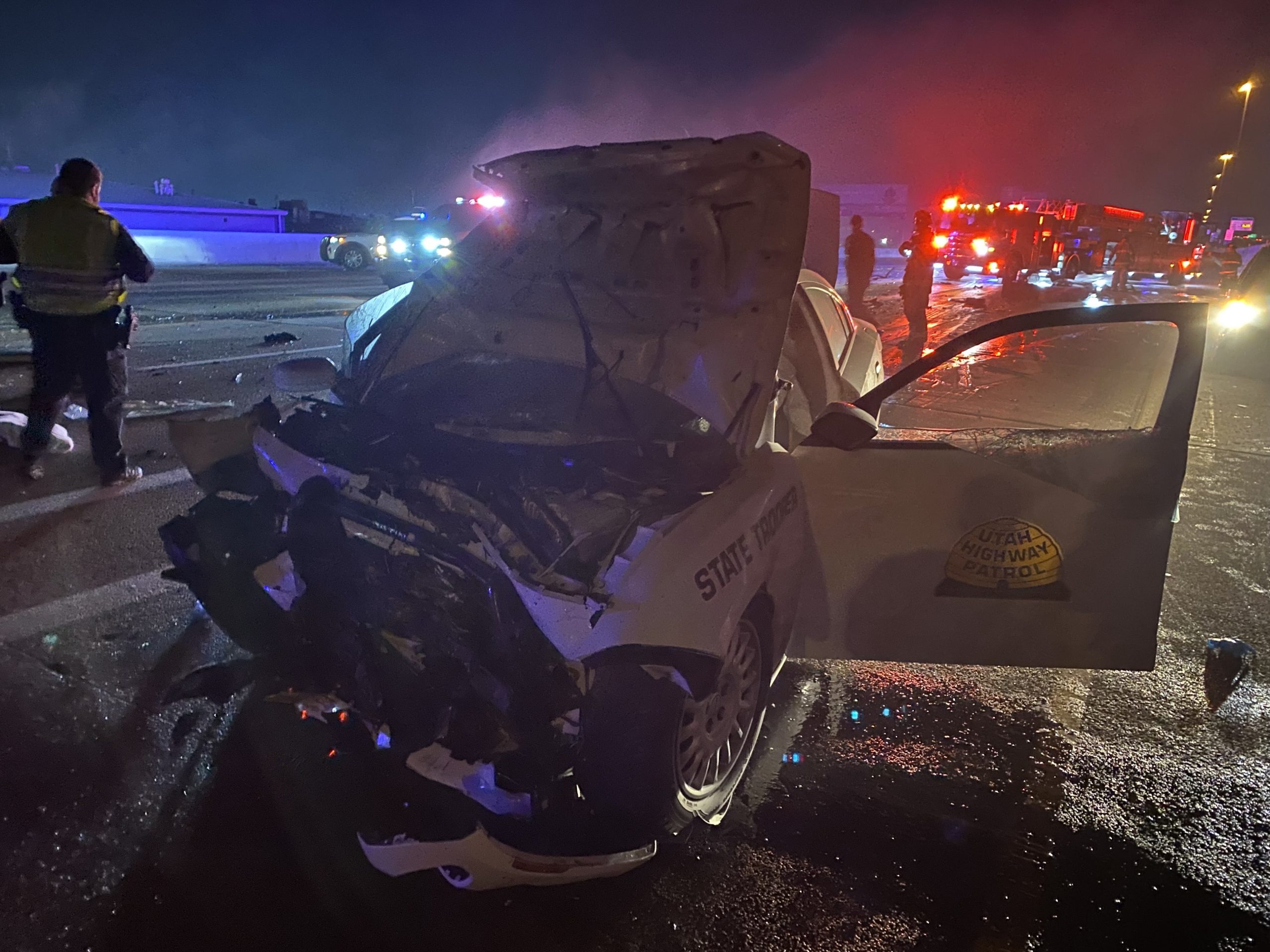 One in critical condition following North Salt Lake car crash
